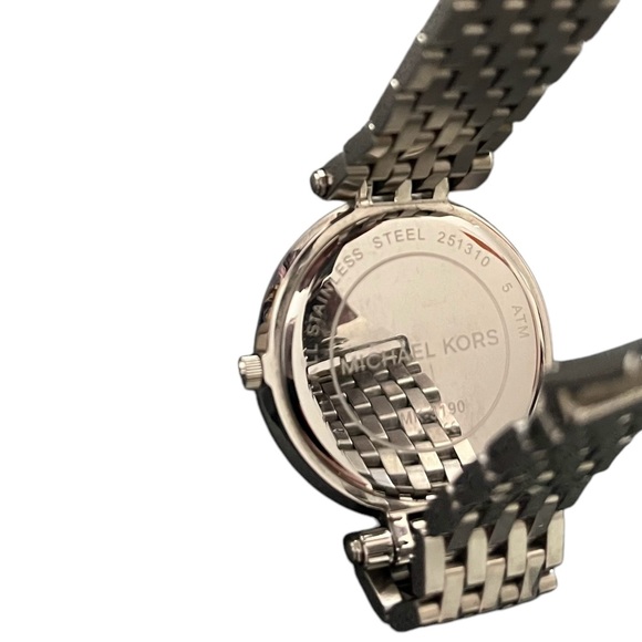 Michael Kors Darci Three-Hand Silver-Tone Stainless Steel Watch (Model: MK3190) - Picture 13 of 16